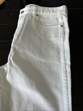 Something Navy White High-Rise Denim